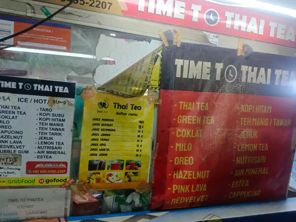 Di jual cepat Gerobak minuman dan makanan harga bisa nego
