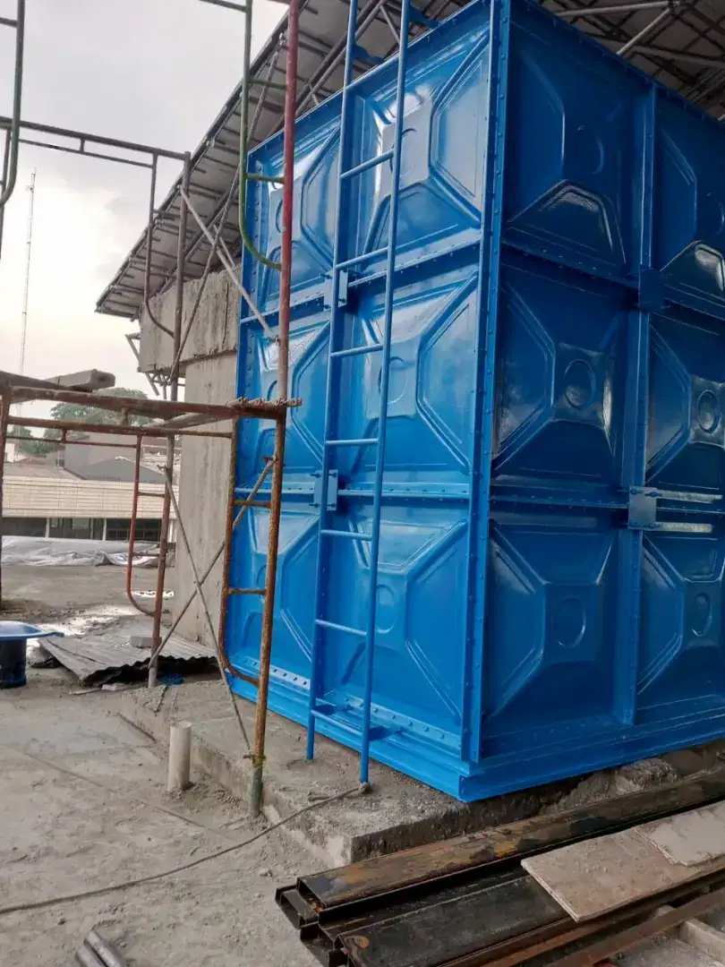 Rooftank, tangki Panel, Toren Air Fiberglass, Toren air Gedung