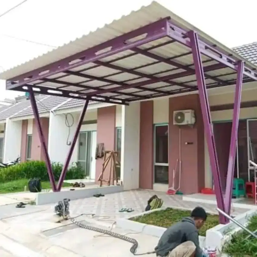 Kanopi carport , kanopi Baja Ringan , kanopi Solartuff dan Plafon Ppc