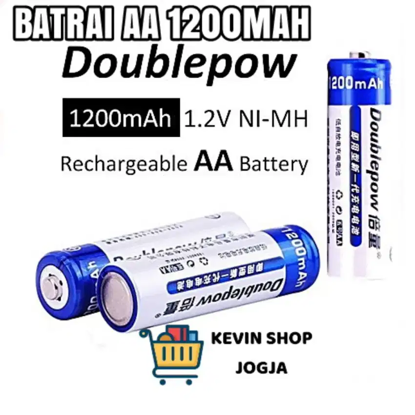 BATRAI AA DOUBLEPOW 1200mah 1.2V
busa di cas