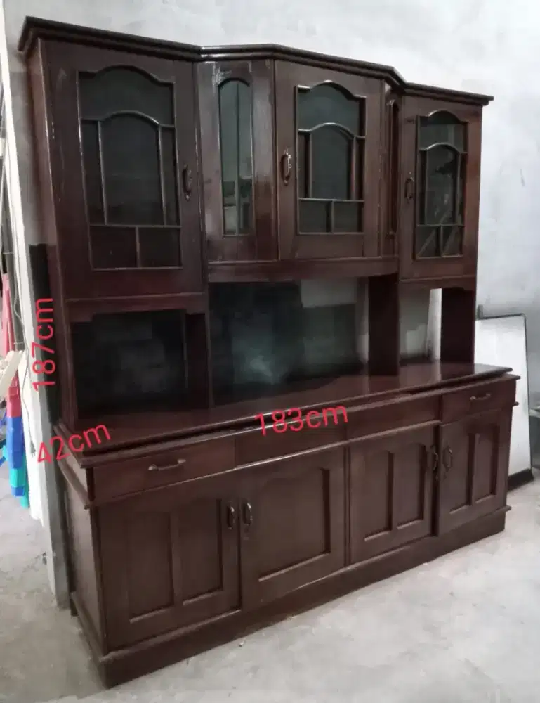 Lemari Buffet Almari Tv Antik Lemari Ruang Tengah