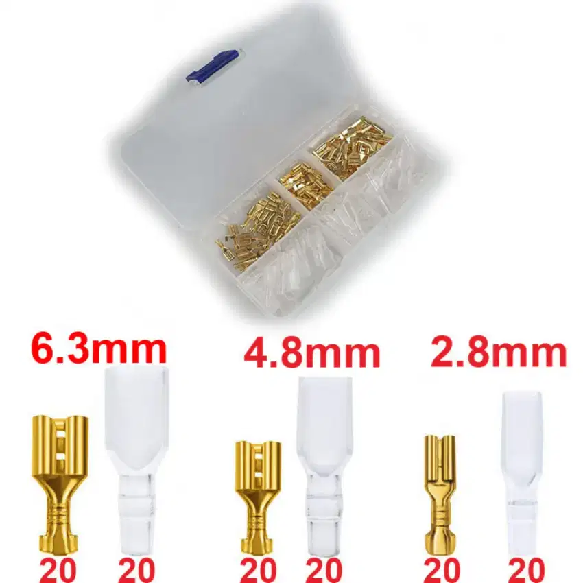 Terminal Wire Crimp Connector Spade Kit