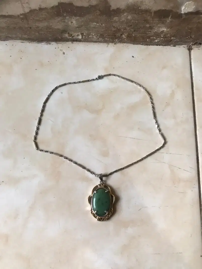 kalung liontin batu giok aceh/sungai dareh