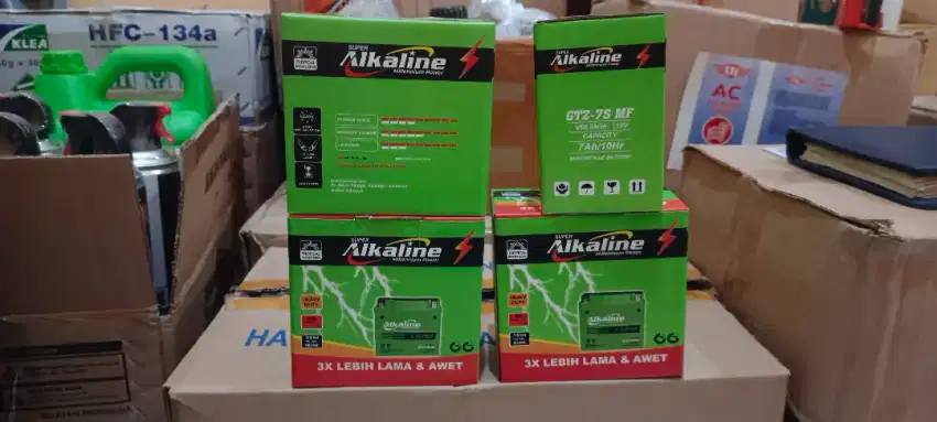 Aki Motor Kering VARIO 125, SATRIA FU. GTz7S ALKALINE