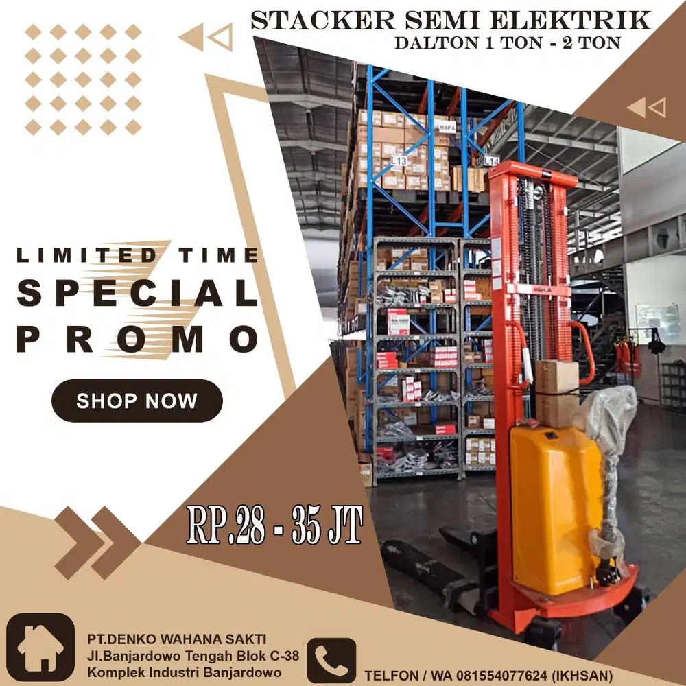 Stacker Ellektrik Jepara