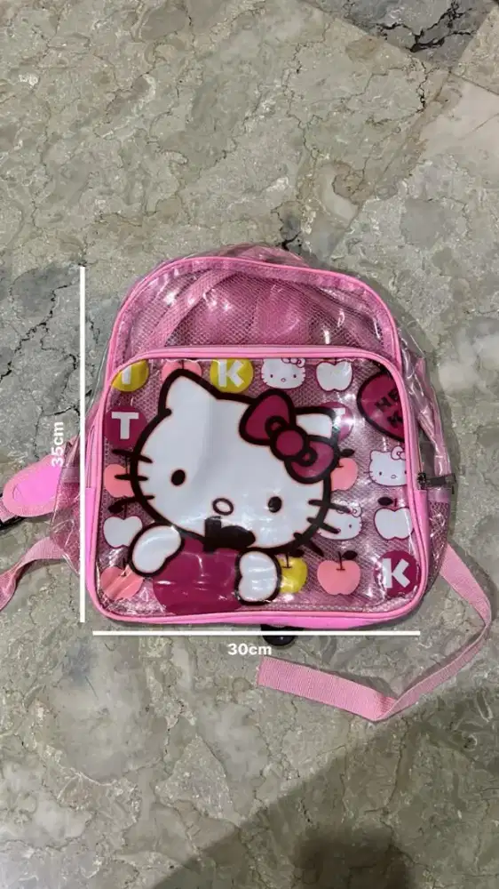 Tas transparant water proof