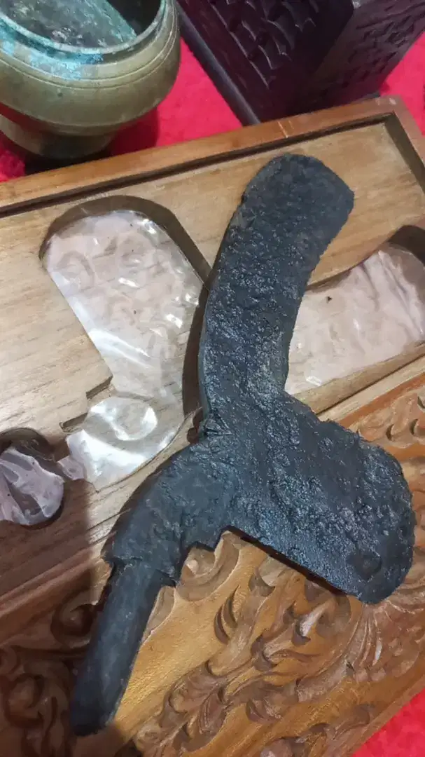 Keris Kudi Kabudhan Jumbo Berpamor