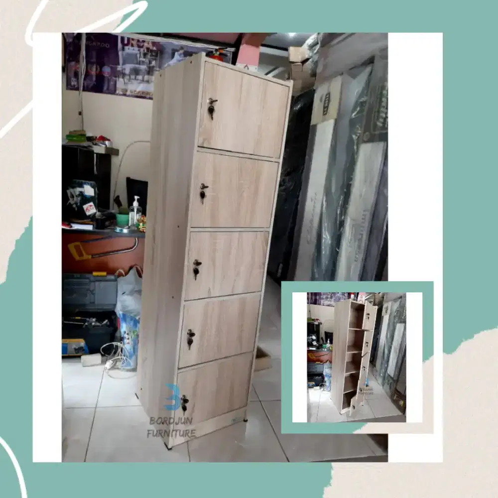 Rak Buku / Lemari Buku 5 Susun / RSG Matkens