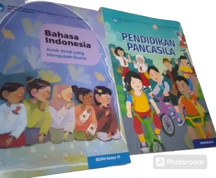 Buku Pancasila + B. Indonesia kls 6SD kurikulum merdeka