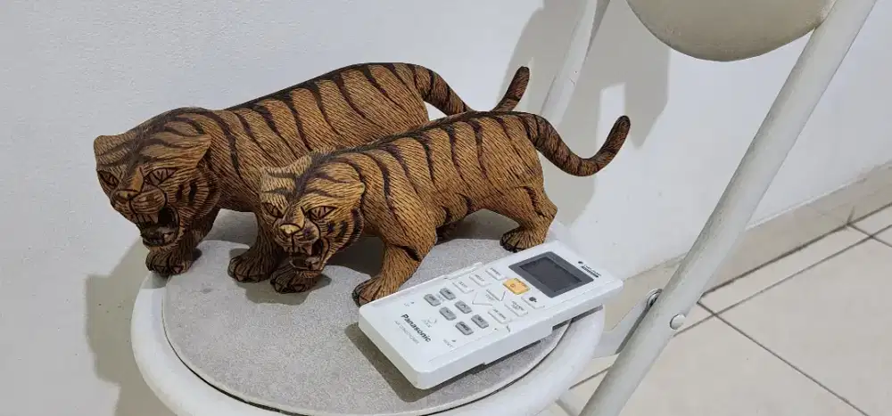 Patung Macan kayu Solder spt Baru