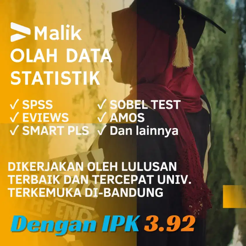 Olah Data Statistik Skripsi, Thesis, Eviews, SPSS, SMART PLS, dll