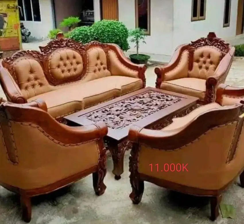 Kursi tamu generasi full sofa