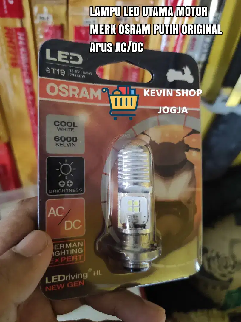 lampu utama osram motor H6