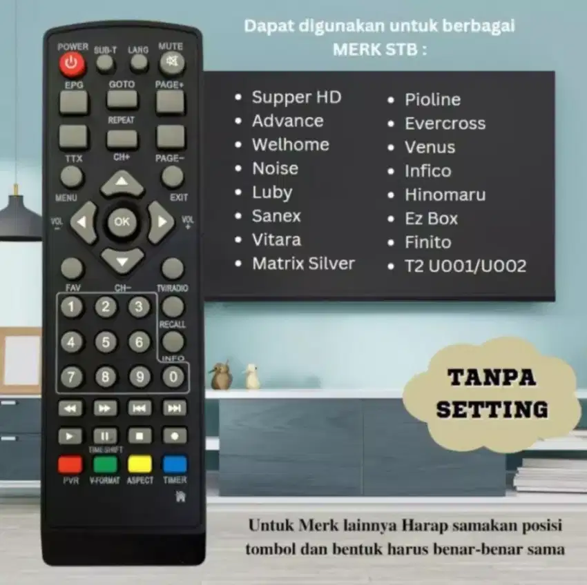 Remot STB Luby dan Matrix