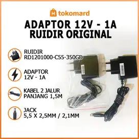 Adaptor Original 12v - 1a Adaptor Ruidir Bekas Copotan Adaptor STB