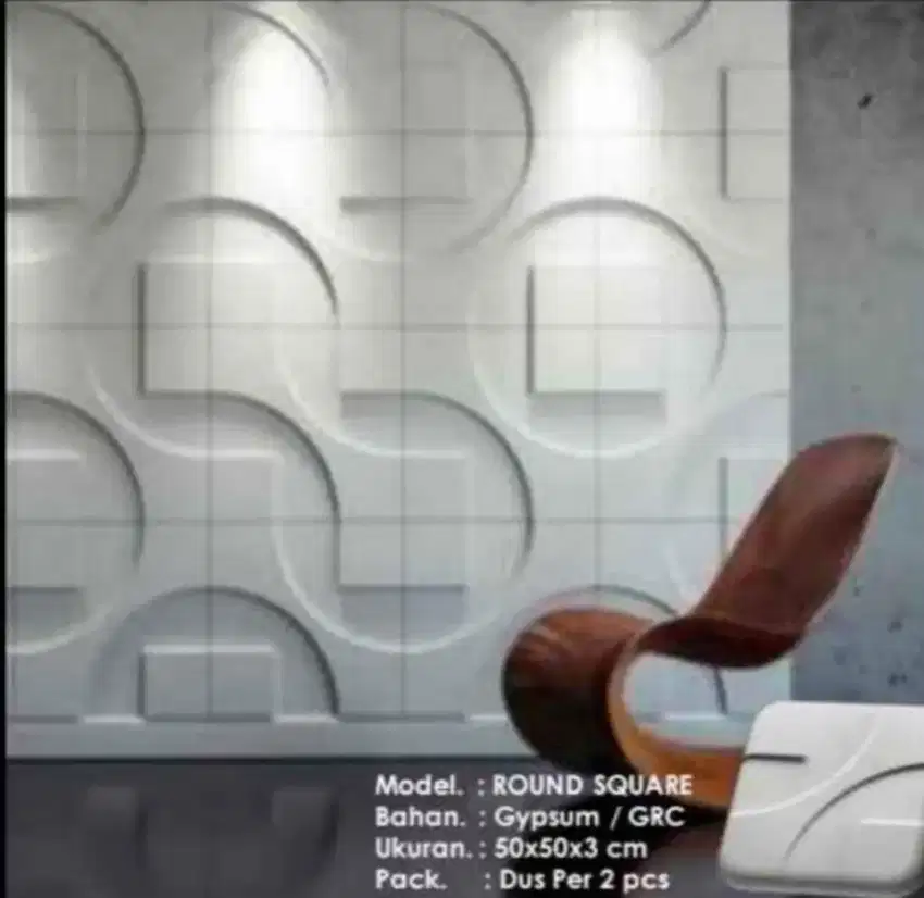 Wallpanel/Ornament dingding 3D