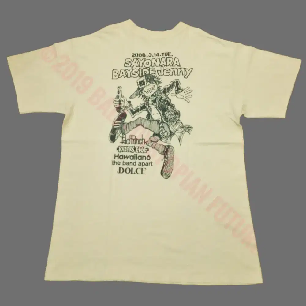 Rare Vintage T-shirt Band Japan Sayonara Bayside Jenny 2006