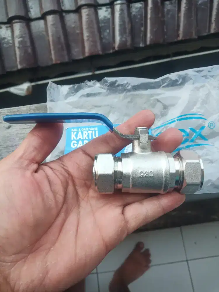 BALL VALVE WESTPEX Q 20 (KHUSUS PIPA PEX, 3/4 INCH DAN KUNINGAN)