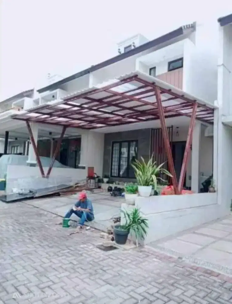Kanopi carport, kanopi Baja Ringan, kanopi Alderon , , plafon pvc