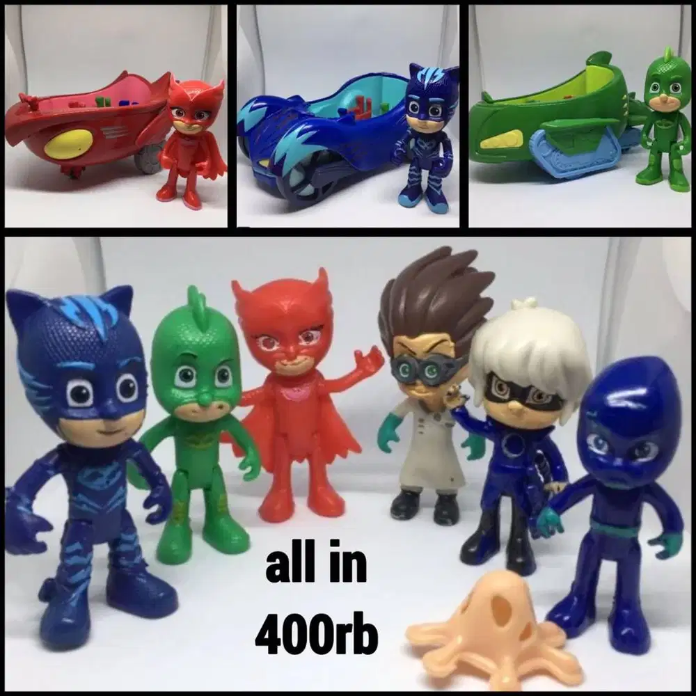 PL - 3 set Action Figure PJ MASK bonus 6 figurin