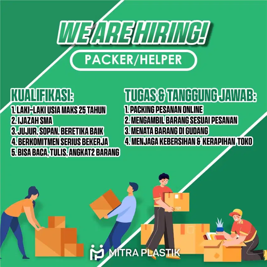 Packer + Helper Toko Online Taman Kopo Indah 3