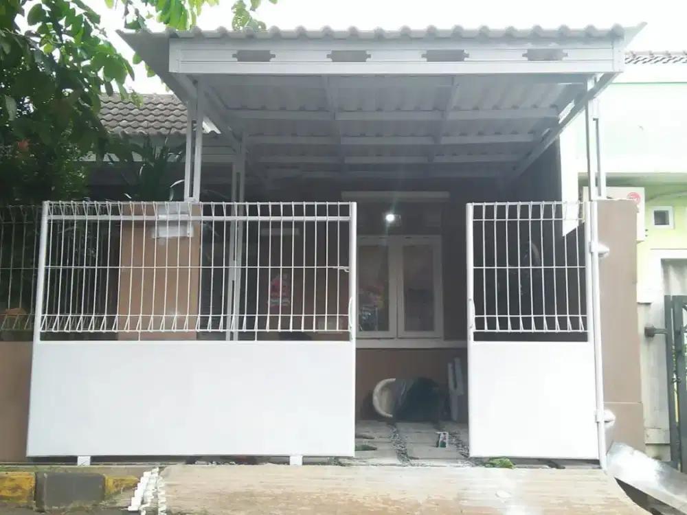 Kanopi Baja ringan, Canopy besi hollo, rangka baja ringan , plafon pvc
