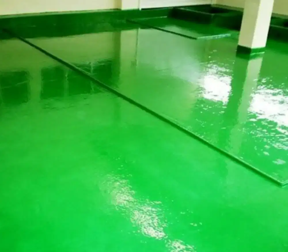 Lining Fibreglass, Pelapisan Fiberglass, Pelapisan dak Beton