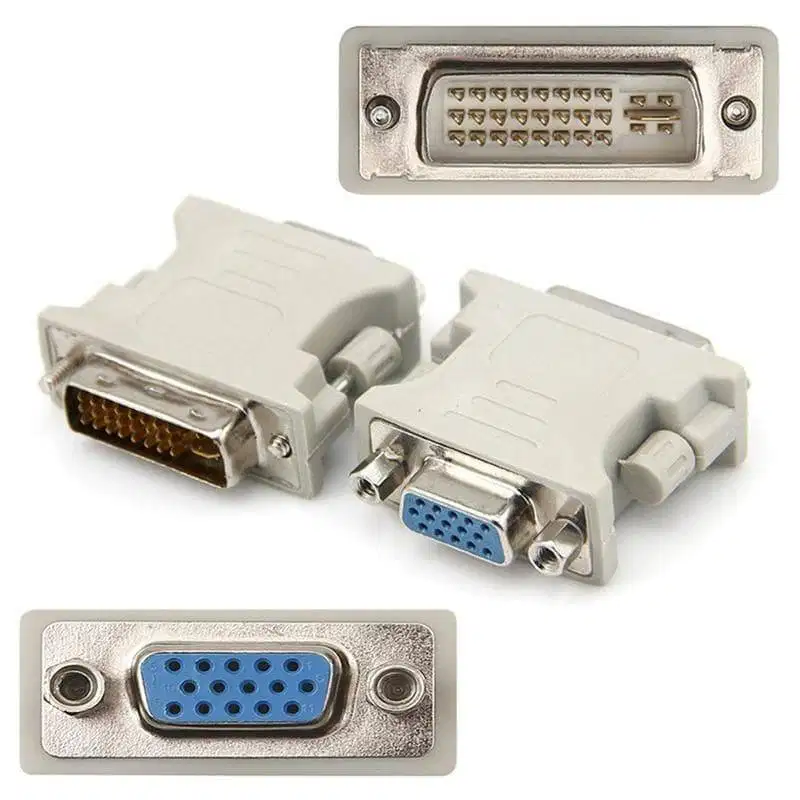 NEW Adapter Converter DVI 24+5 Male To VGA Female
