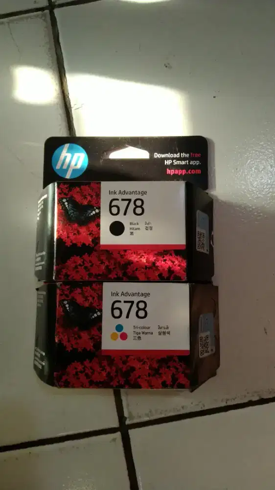 Tinta hp 678, 680, dan 682