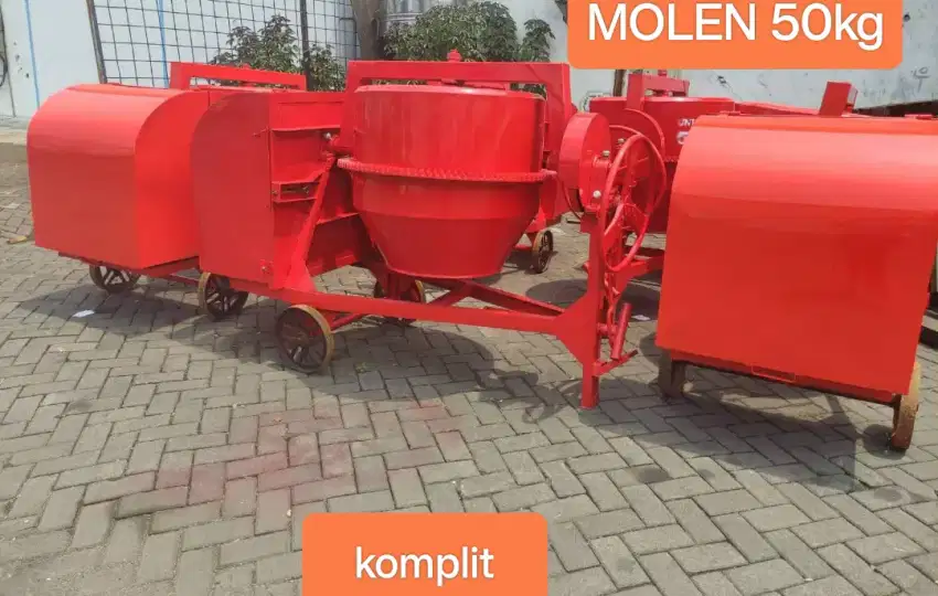 Molen cor beton 50kg molen 50kg siap pakai