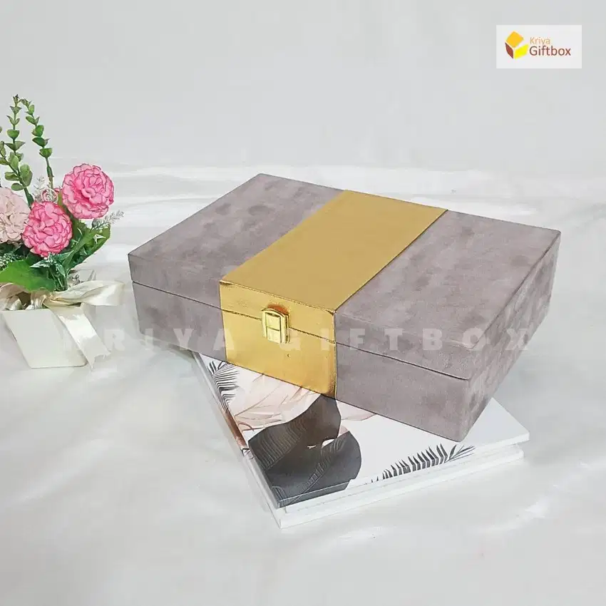 Box Album Foto Bahan Suede Ukuran 33x22x6 | Box Album Foto Wedding