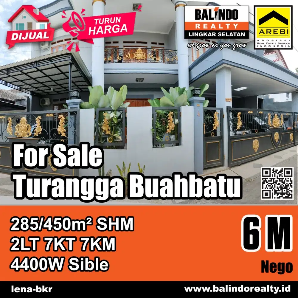Rumah Mewah di Turangga Siap Huni Harga Nego