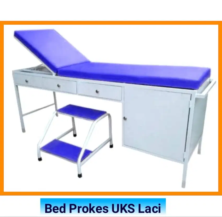 Bed Prokes Laci Ranjang Meja Dipan Periksa Pasien UKS Rumah Sakit IGD