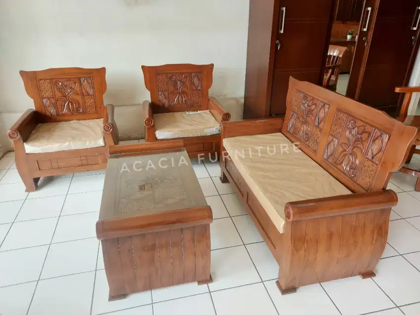 Kursi tamu jati 211 model baru