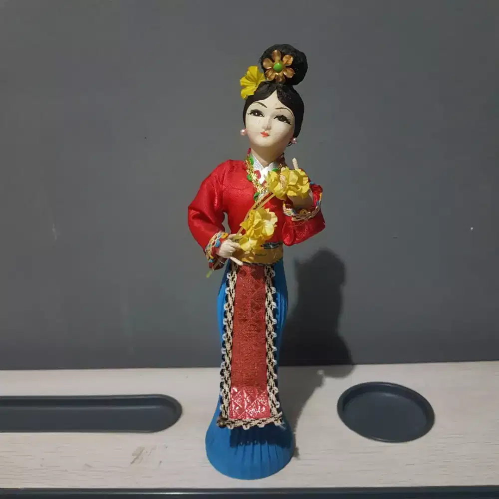Pajangan Boneka Vintage Oriental Asia China Jepang