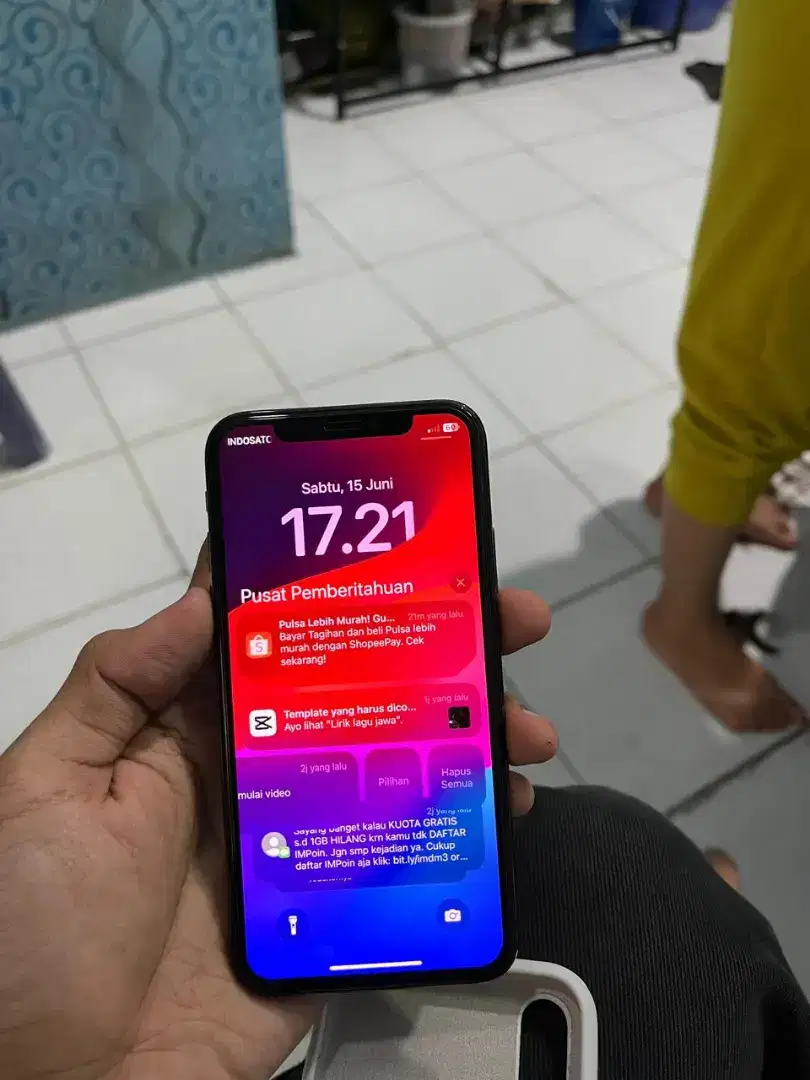 IPHONE XS 64GB EX INTER INDOSAT ONLY PERMANENT