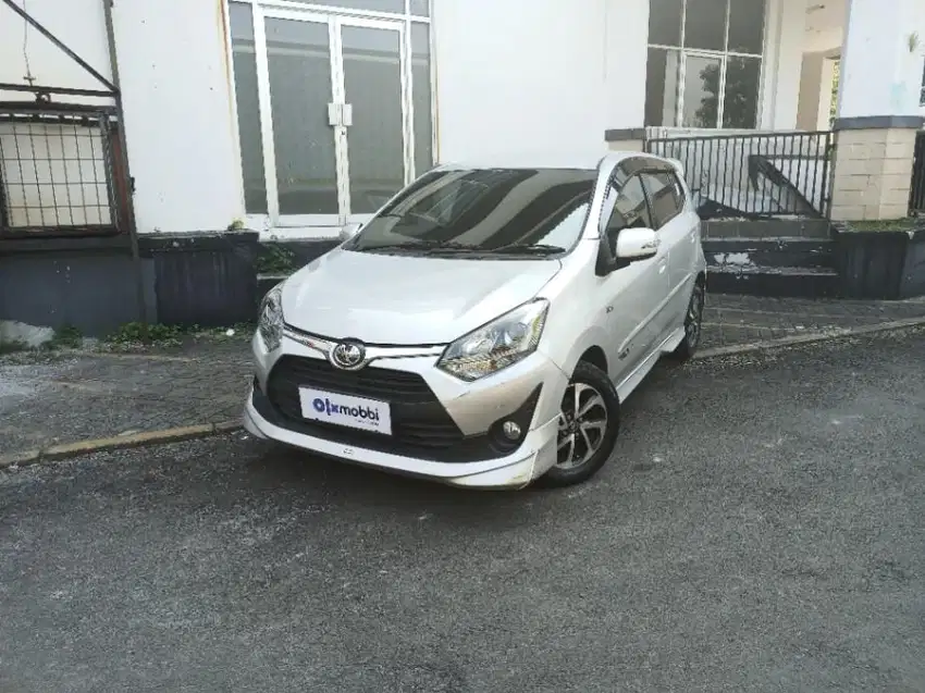 like new - TOYOTA AGYA 1.2 G TRD Sportivo Bensin A/T 2017 SILVER