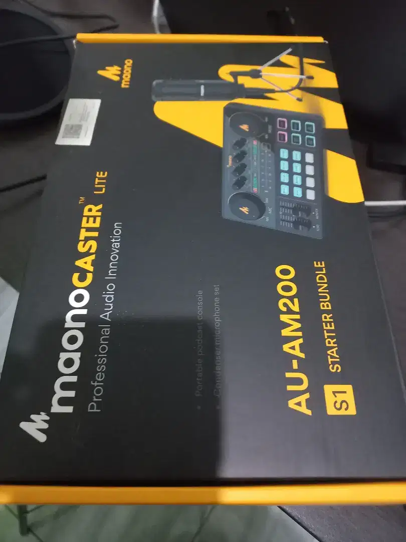 Maono am200 untuk home recording full set soundcard + mic