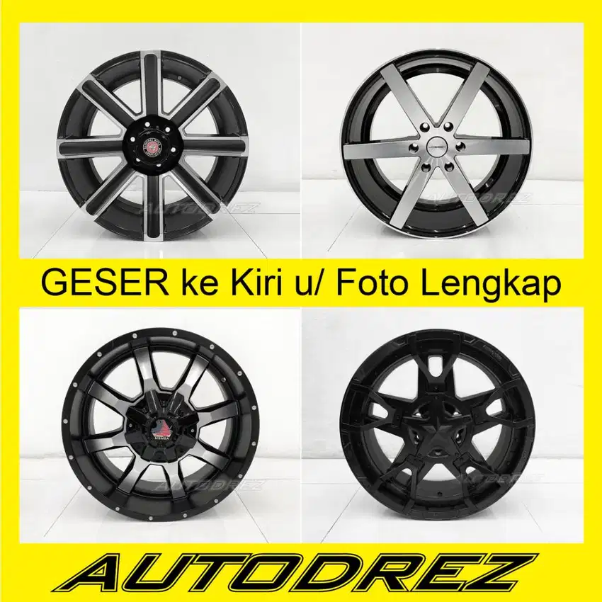 Velg Pajero Fortuner Hilux Hummer Prado Ring 20 R20 PCD 6x139 Lubang 6