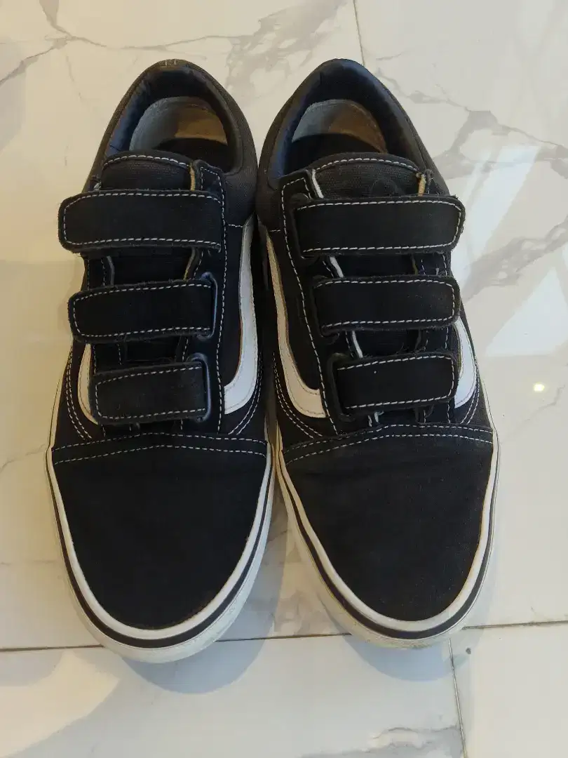 Sepatu Vans Old Skool Velcro Original Size 43 Jarang Pakai