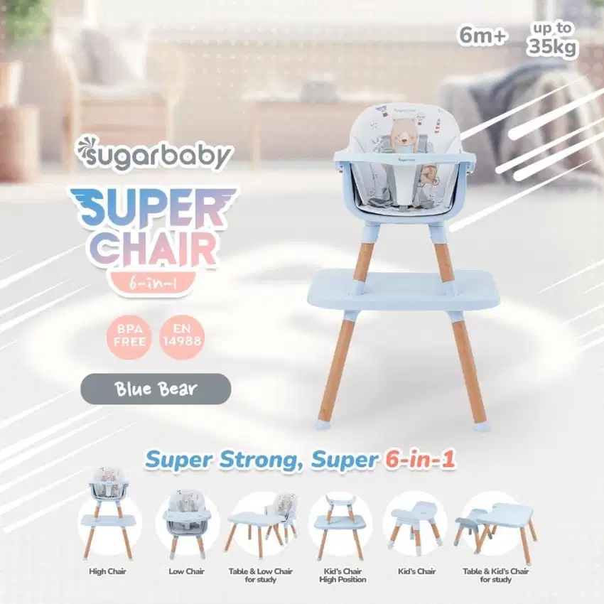 Sugarbaby super chair 6 in 1
