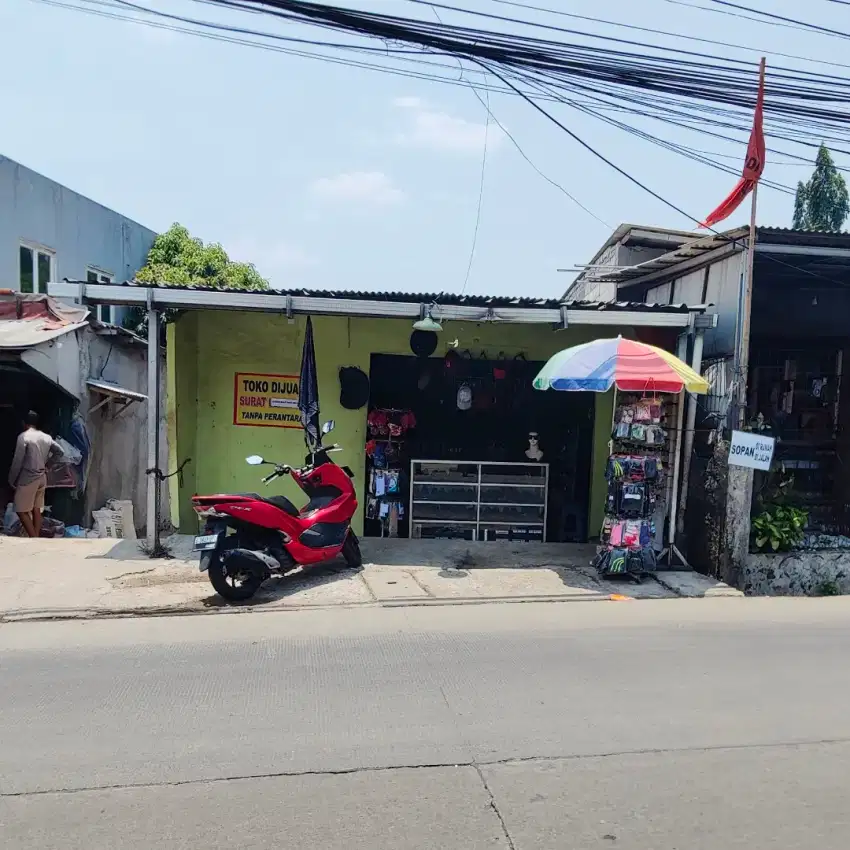 Toko Kios Tanah Pinggir Jalan Bojonggede Murah