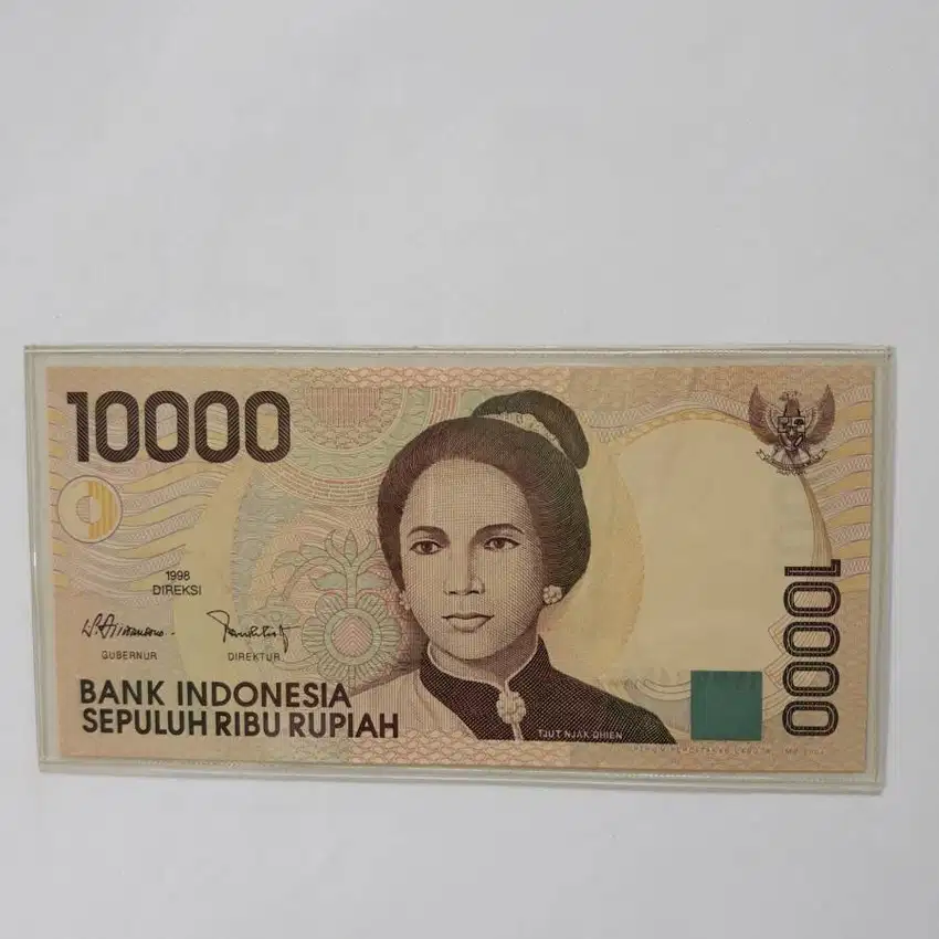 Uang Kuno 10000 Rupiah 1998 Fancy Number