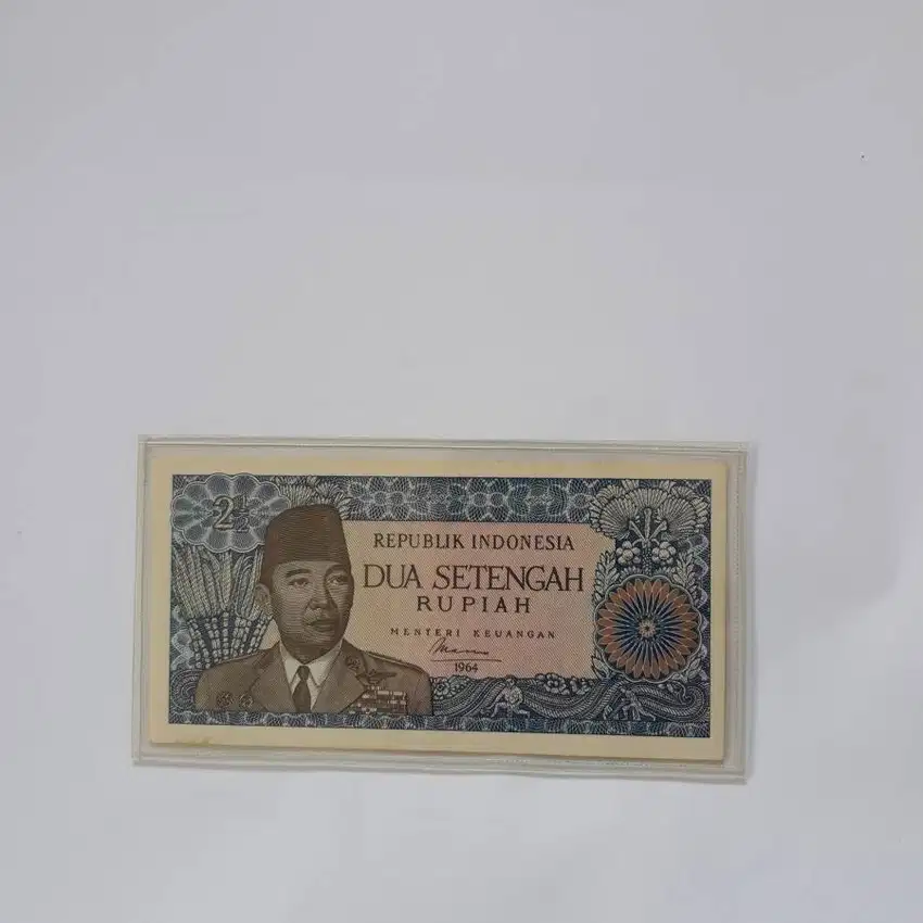 Uang Kuno 2.5 Rupiah 1964 UNC