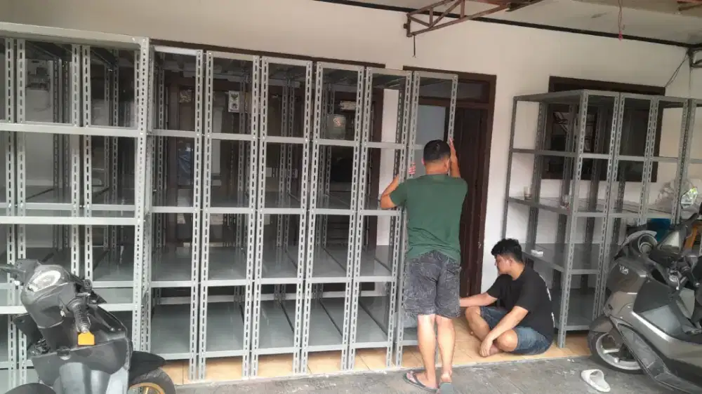 Rak besi siku lobang harga murah
