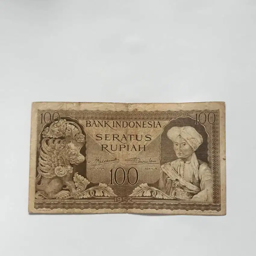 Uang Kuno 100 Rupiah 1952