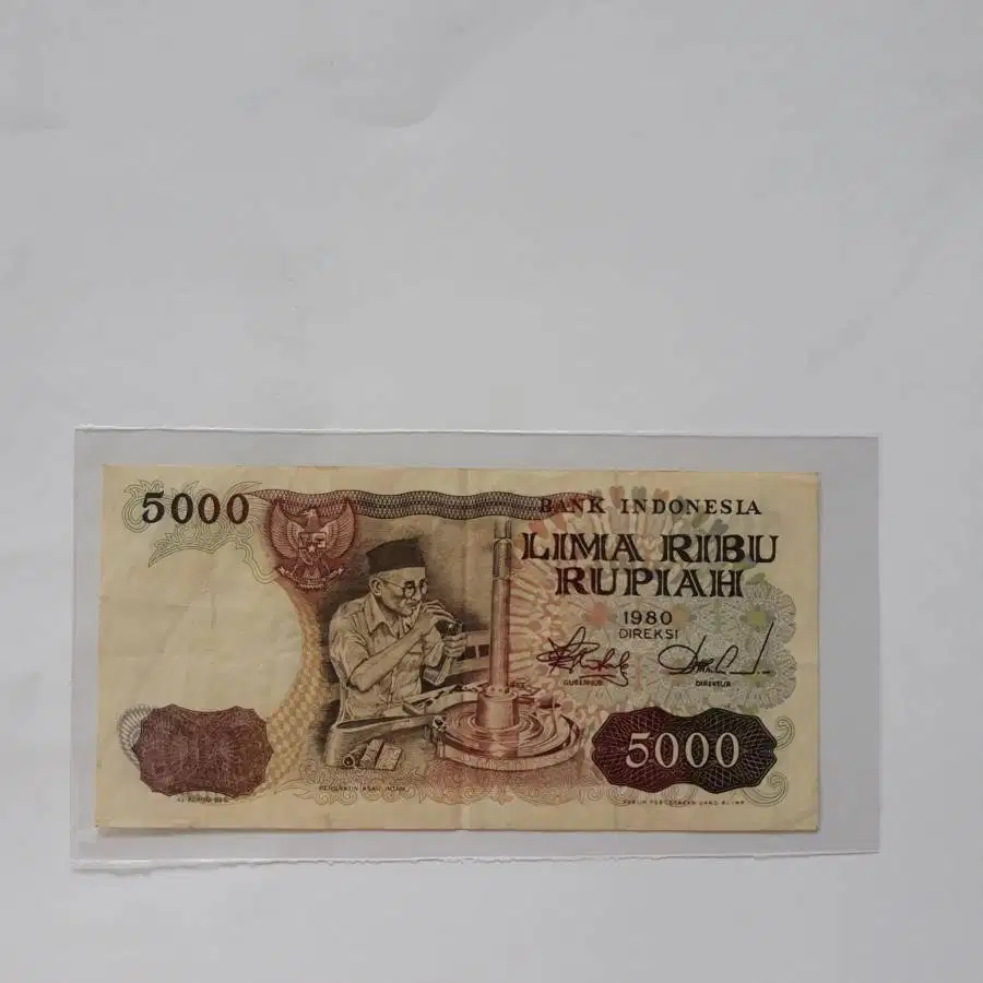 Uang Kuno 5000 Rupiah 1980