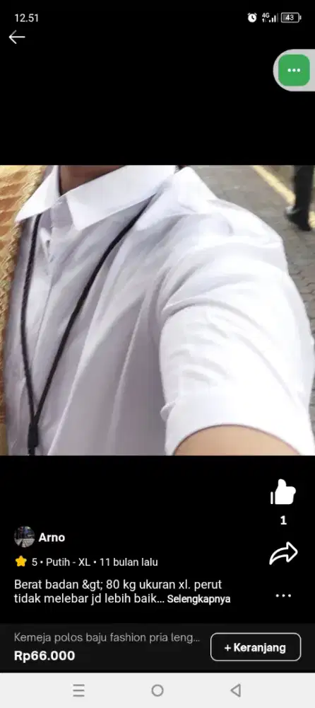 Kemeja polos bahan cotton viscose