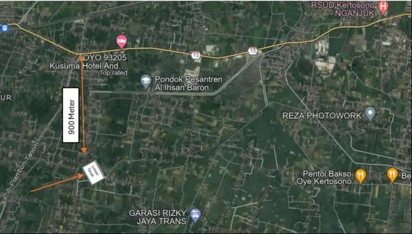 Dijual Tanah Pekarangan dan sawah Lokasi Strategis, SHM