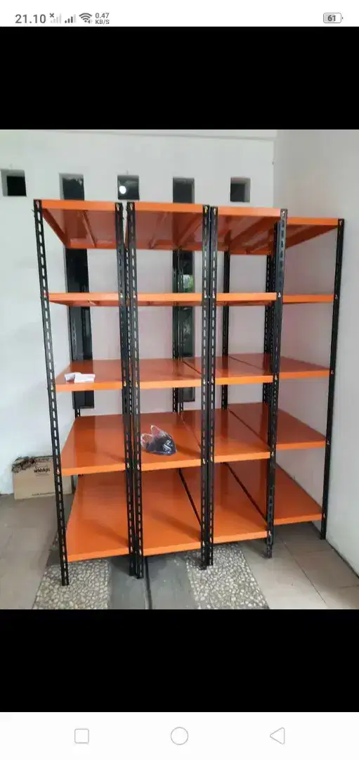 Rak besi siku baru